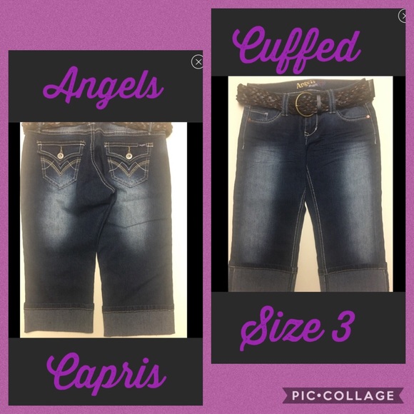 Angels Denim - ANGELS CUFFED CAPRIS JEANS SIZE 3. LIKE NEW!